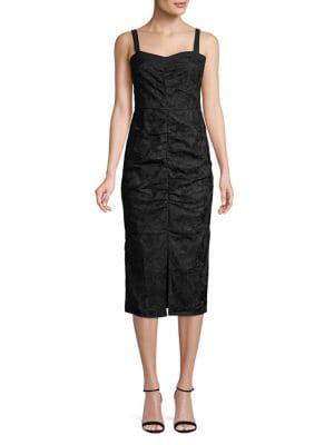 Cooper St Ruched Lace Sweetheart Dress