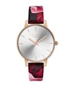 Ted Baker London Kate Floral Leather Watch