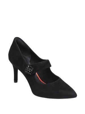 Rockport Total Motion Heeled Suede Mary Jane