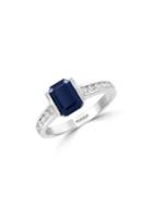 Effy 14k White Gold, Sapphire & Diamond Ring