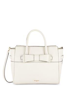 Karl Lagerfeld Paris Bobbi Leather Satchel