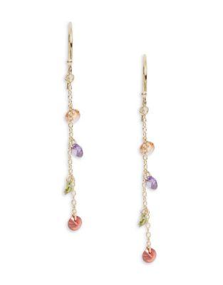 Shashi Crystal Multicolored Drop Earrings