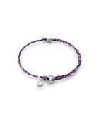 Alex And Ani Inky Purple Precious Threads Bracelet