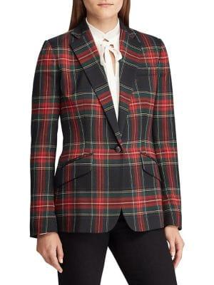 Lauren Ralph Lauren Tartan Twill Blazer