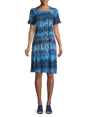 Rafaella Stud Graphic Cotton Dress