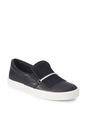 Lauren Ralph Lauren Reanna Slip-on Leather Sneakers