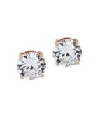 Jessica Simpson Round Crystal Stud Earrings