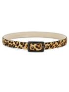 Fashion Focus Leopard Print Calf Hair Belt