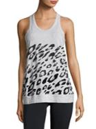 Donna Karan Active Printed Sleeveless Tee