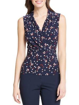 Tommy Hilfiger Floral Wrap Top