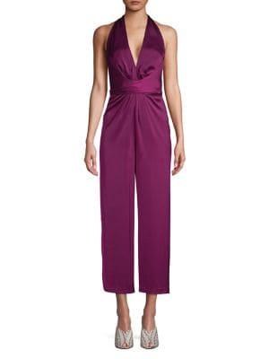 Astr The Label Sleeveless Wrap Jumpsuit