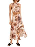 Mango Vintage Printed Long Dress
