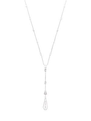 Nadri Zelda Crystal Long Y Necklace