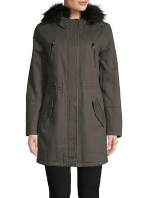 Bcbgeneration Classic Faux Fur Anorak
