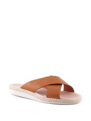 Tommy Bahama Ilidah Leather Cross Sandals