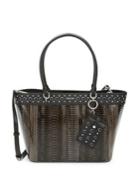 Calvin Klein Susan Studded Embossed Leather Tote
