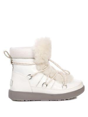 Ugg Highland Fur Trimmed Waterproof Boots