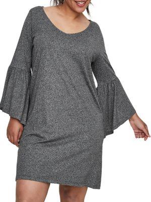 Junarose Plus Halia Bell-sleeve Shift Dress