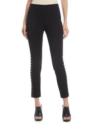 Karen Kane Studded Cropped Piper Pants