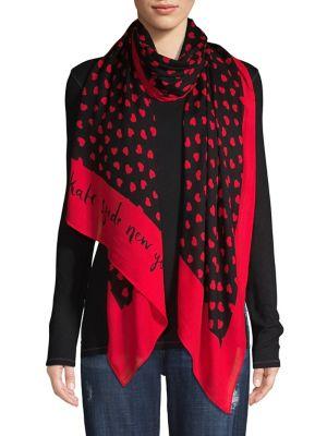 Kate Spade New York Heartbeat Oblong Scarf
