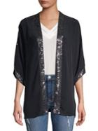 Dorothy Perkins Sequin-trimmed Cover-up