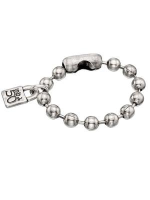 Uno De 50 Silver Snowflake Bracelet