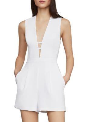 Bcbgmaxazria Plunging V-neck Romper