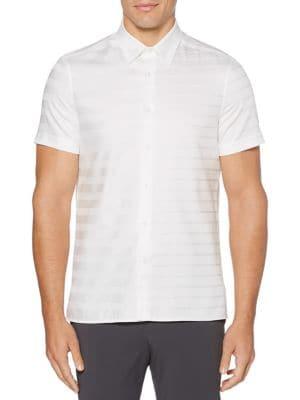Perry Ellis Striped Regular-fit Button-down Shirt