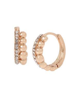 Bcbgeneration Sparkling Seas Crystal Huggie Earrings