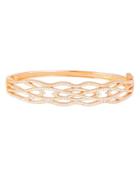 Lord & Taylor Goldplated Pave Wave Bracelet