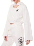 Juicy By Juicy Couture Cropped Flare-sleeve Hoodie