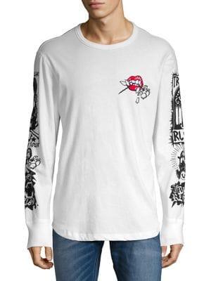 True Religion Branded-sleeve Tee