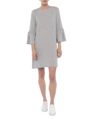 French Connection Paros Sudan Bell Sleeve Dress