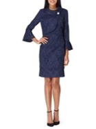 Tahari Arthur S. Levine Jacquard Two-piece Jacket & Knee-length Dress Set
