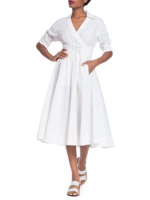 Tracy Reese Corset Shirt Dress