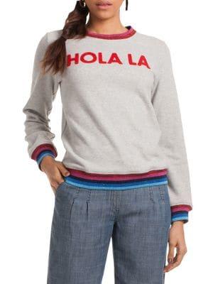 Trina Turk Hola La Cotton Sweatshirt