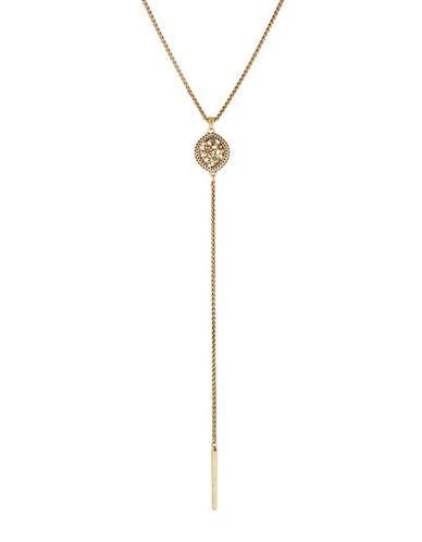Lucky Brand Baltic Wonders Rock Crystal Chain Y-necklace