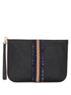 Vince Camuto Gitan Top Zip Clutch