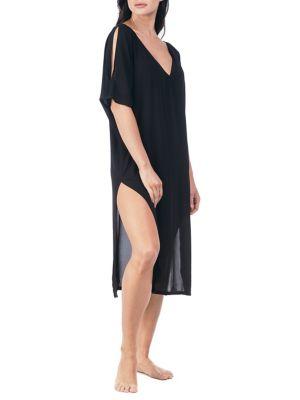 Kenneth Cole Reaction Sheer Visions Open Shoulder Caftan