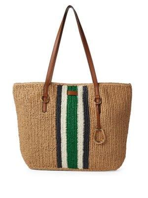 Lauren Ralph Lauren Large Crocheted Tote