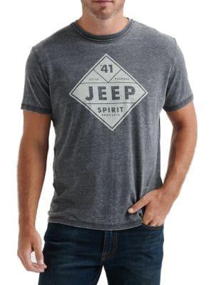 Lucky Brand Regular-fit Jeep Diamond Graphic Tee