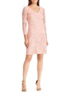 Lauren Ralph Lauren Lace V-neck Sheath Dress