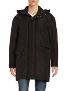 Cole Haan Removable-hood Parka