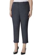 Tahari Arthur S. Levine Cuffed Slim Trousers