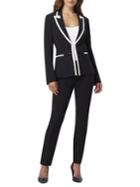 Tahari Arthur S. Levine Petite Peak Lapel Trim Jacket