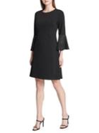 Calvin Klein Embellished Bell-sleeve Dress