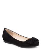 Jessica Simpson Madian Suede Bow Accented Ballerinas
