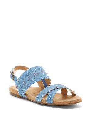 Lucky Brand Chaylan Denim Slingback Sandals