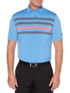 Callaway Ventilated Space-dye Chest-stripe Polo
