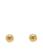 Lord & Taylor 14k Yellow Gold Textured Ball Earrings